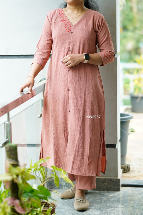 Popcorn material co ord set