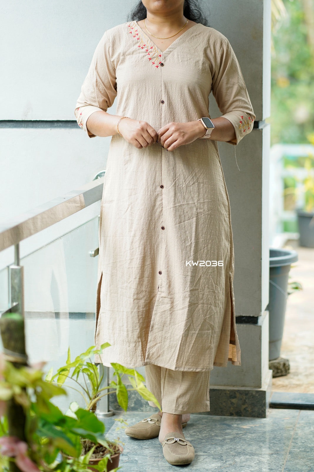 Popcorn material co ord set