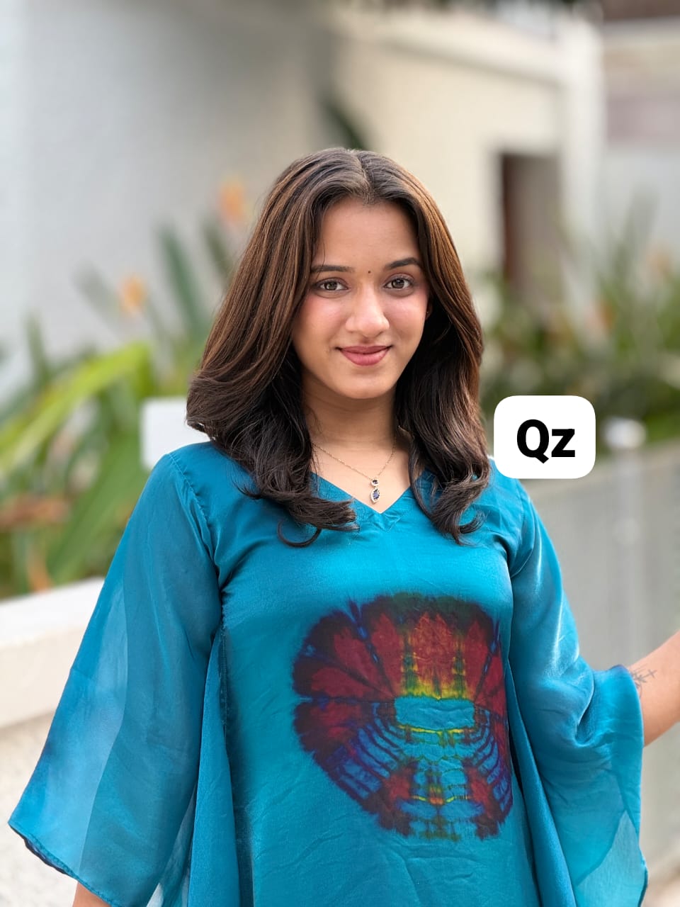 Trendy Velvet Organza Kaftans