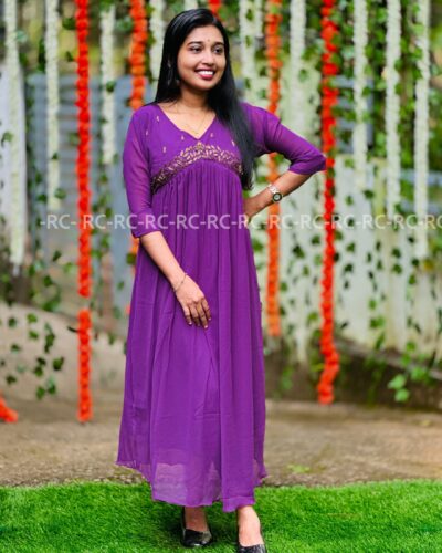 Aliya cut kurthi