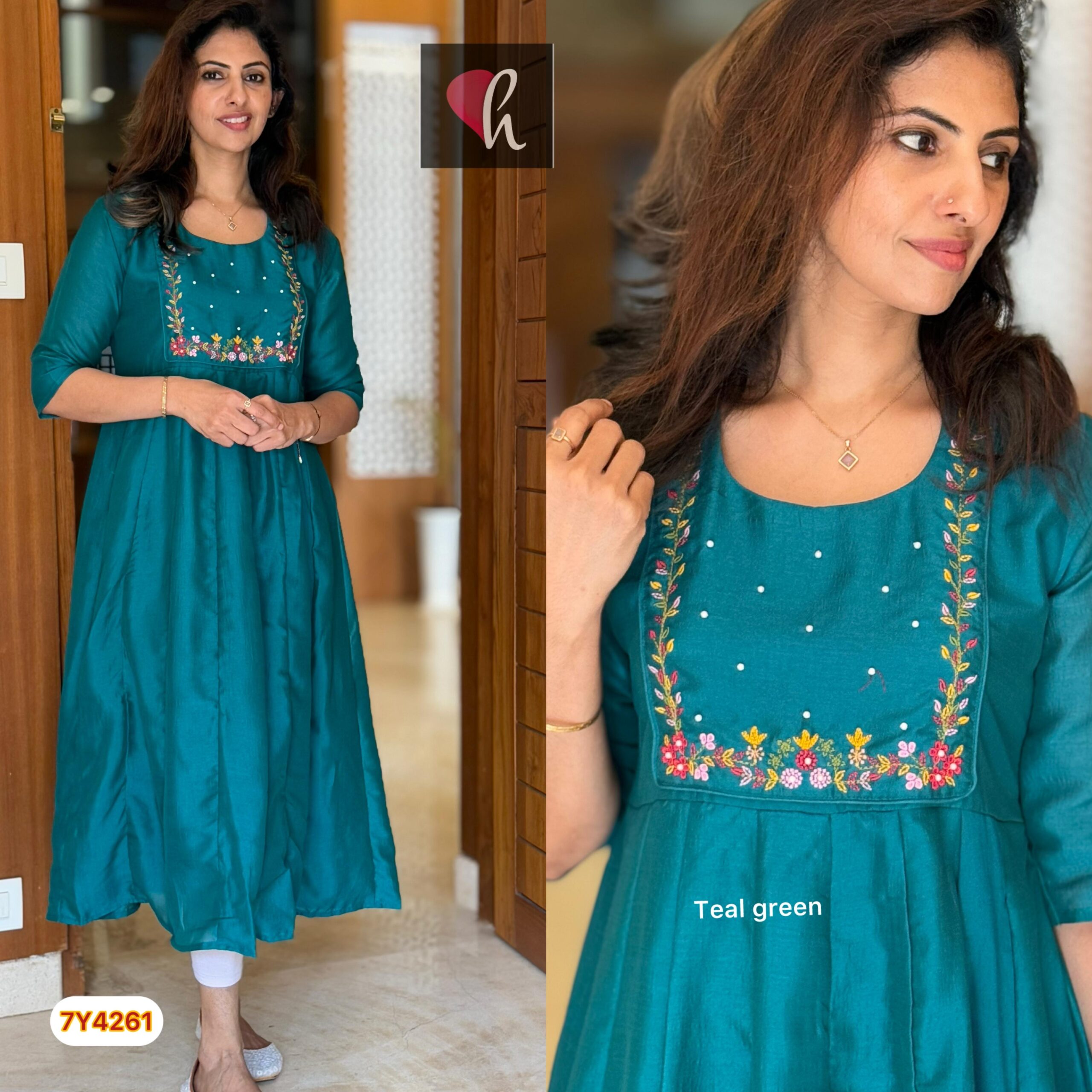 Vichithra silk Kurthi - Image 2