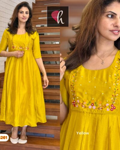 Vichithra silk  Kurthi