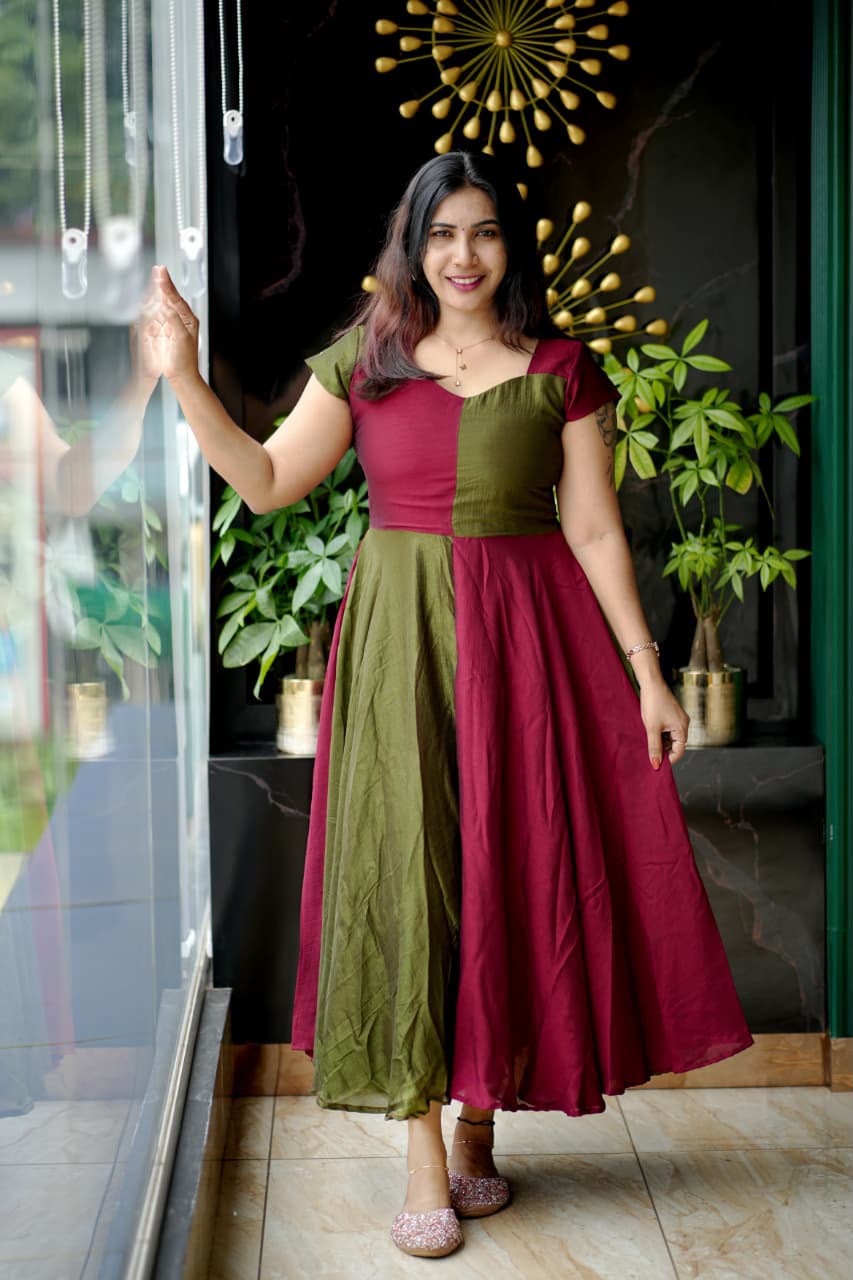 Premium Georgette Party Wear Cord Set with Handworked Shoulder & Sleeves - Image 5